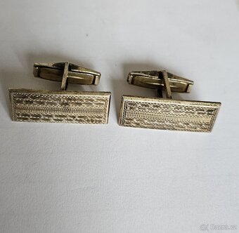 MANŽETOVÉ KNOFLÍKY (STŘÍBRNÉ) - 5