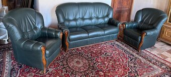 Luxusni italská kožená sedací souprava 3+1+1, 4094 - 5