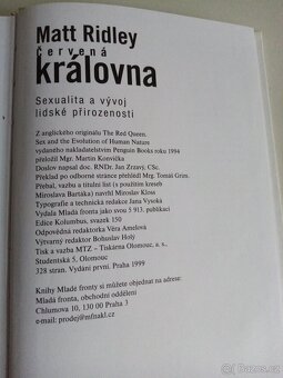 Červená královna, Matt Ridley - 5
