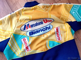 Retro cyklistická bunda Mercatone Uno 98' - 5