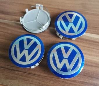 Středové krytky VW škoda Audi do disku Mercedes 75mm - 5