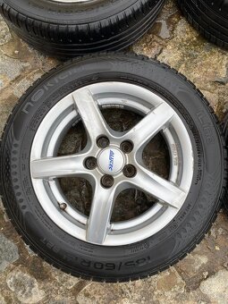 Sada alu kol Alutec 15" s letními pneu Nokian 185/60 R14 - 5
