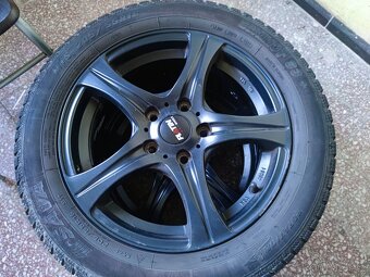 Platin P68 FullBlack 6,5x16 5x114 ET45 – sada kol s pneumati - 5