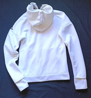 KVALITNÍ BÍLÁ MIKINA-ADIDAS, CLIMA LITE - vel. S/36 . - 5