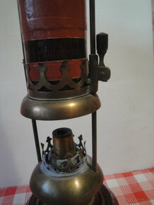 historická zběratelská petrolejová lampa - 5