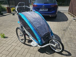 Chariot (Thule)CX2 + běžecký set + cyklo set + miminkovník - 5