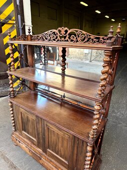 Starožitná komoda s policí (132024) - 5