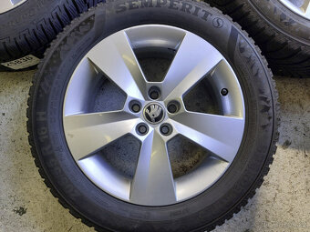 Originál alu kola 16" na Škoda Scala zimní pneu - 5