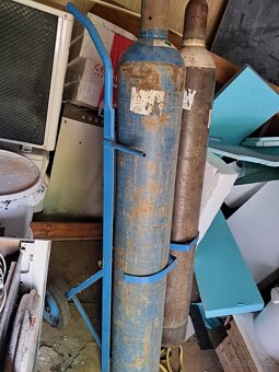 2x Tlaková láhev 50l/200Bar Včetně Vozíku - 5