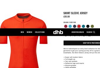 Pánský dres DHB short sleeve jersey 2, S - 5