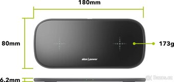 NOVÁ AlzaPower WC250 Premium Dual Wireless Fast Charger 15W - 5