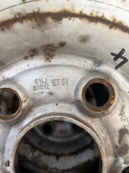 Zimní plechová kola 205/65 R16 5x120 VW - 5