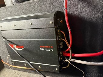 Auto audio, subwoofer JBL 12”, mono zesilovač Renegade - 5