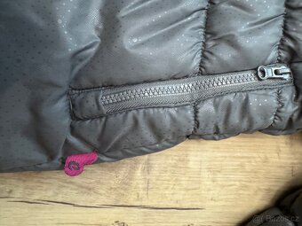 Coccodrillo dívčí zimní bunda s mašličkami v. 116/122 - 5