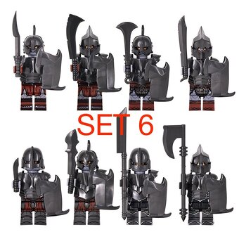 Figúrky pán prsteňov 3 (8ks) typ lego, nové - 5