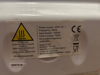 Mikrovlnka HIGH ONE HG-MO3 - 5