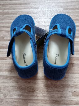 Barefoot bačkory Protetika raven denim vel. 34 - 5