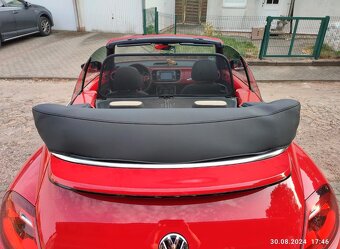 VW New Beetle cabrio typ 5C kryt střechy persenning černý - 5