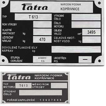 Štítky na Tatra, Avia, Praga - 5