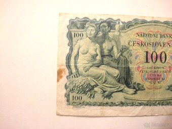 Bankovka 100 Kčs - 1931 - Vzácná poslední série ZC - 5