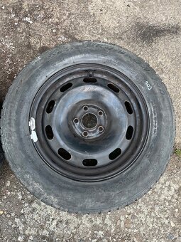 Sada kol 5x100, 195/65/15, Octavia, golf, pneu 6,5mm - 5