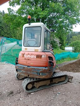 Mini bagr kubota - 5