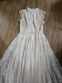 Romantické krajkové šaty – veľkosť XS - 5