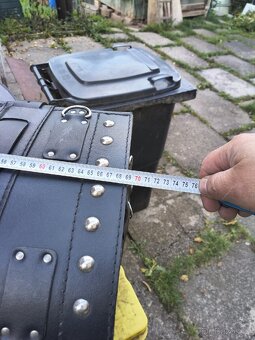 Kožený kufr na motorku (choppera) - 5