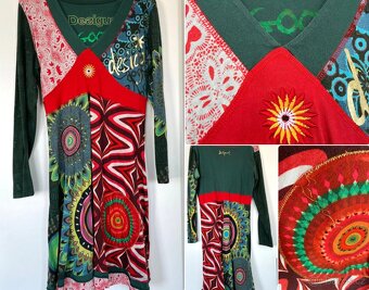 Dámské šaty s dlouhým rukávem, vel. L, XL, XXL - 5