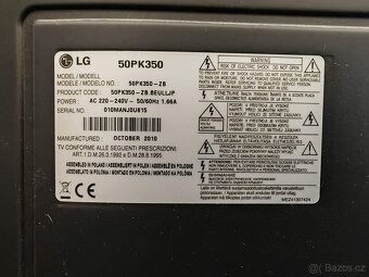 50" LG 50PK350 Plazma TV - 5