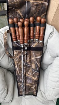 Jehla grilovací (Šampury na šašlik)s dřevěnou rukojetí - 5