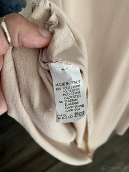 Béžové letní šaty - 5