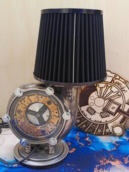 Lampa z turbodmychadla - Černá - Autonábytek Kovář - 5