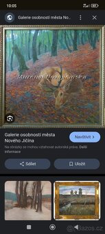 Obraz ,secesní motiv ,olej - 5