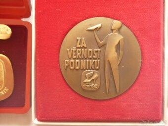 Konvolut medaile odznaky podnikové Svit ČSSR socialismu - 5
