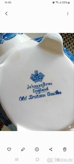 Anglický porcelán- konvice a 4 stojany na vejce - 5