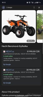 Hecht benzínová čtyřkolka 54125 orange - 5