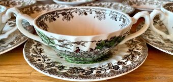 Starý krásný anglický porcelán 41 kusů (bez vady) - 5
