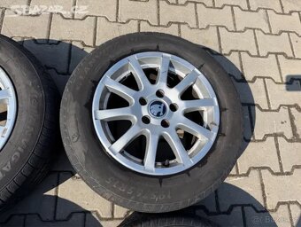 4x al kola 5x112 15 + pneu letní 195/65 R15 - 5