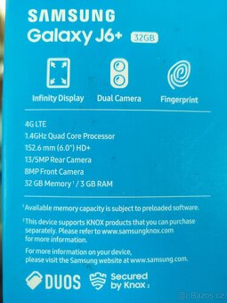 Samsung Galaxy J6+ , kryt, ochranné sklo - 5
