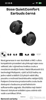 Sluchatka- Bose Quietcomfort Earbuds -zamluvená - 5