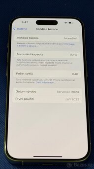 iPhone 15 Pro 256GB White Titanium, krásný stav - 5