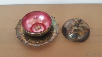 Staré alpakové mísy vhodné na dekoraci: - 5