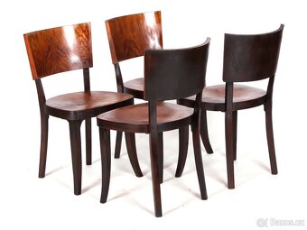 Kvalitní jídelní židle BERNKOP, ořech, 4 kusy. - 5