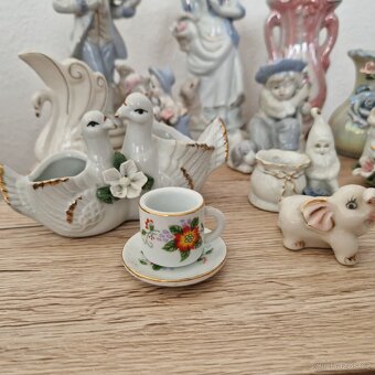 Porcelánové sošky a vázičky mix - 5