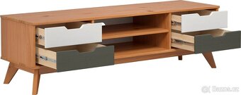 Tv komoda z borovice - 5