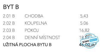 Prodej, byt 2+kk, 46 m2 - Olomouc - Hodolany, ev.č. 00553 - 5