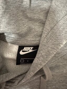 Nike šedá mikina - 5