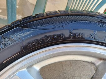 Litá kola 5x112 pneu 215/55 R18 - 5