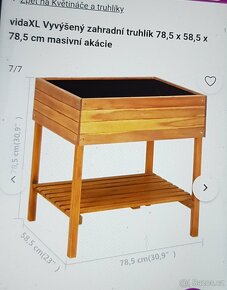 Vyvysený záhon na kytky nový - 5